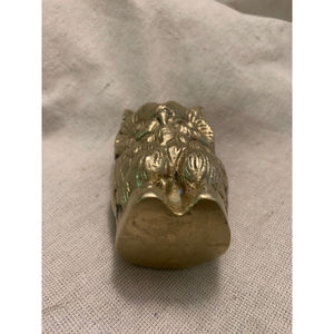 Vintage Brass Owl